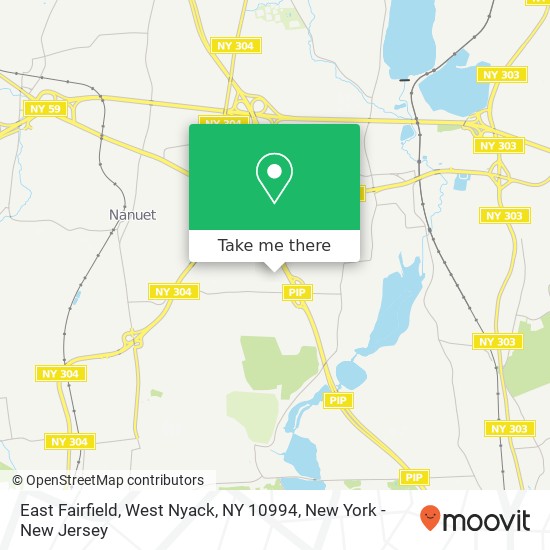 East Fairfield, West Nyack, NY 10994 map