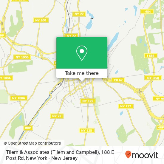Tilem & Associates (Tilem and Campbell), 188 E Post Rd map