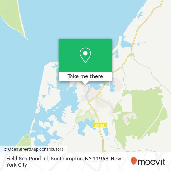 Field Sea Pond Rd, Southampton, NY 11968 map