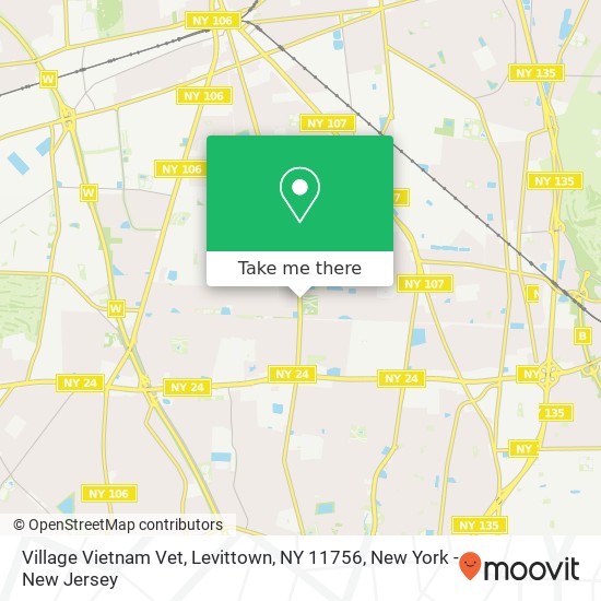 Mapa de Village Vietnam Vet, Levittown, NY 11756