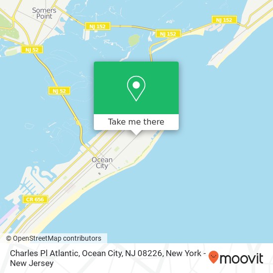 Charles Pl Atlantic, Ocean City, NJ 08226 map