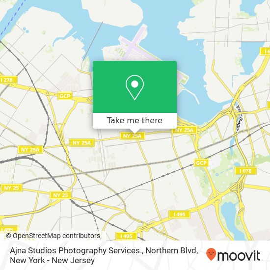 Ajna Studios Photography Services., Northern Blvd map