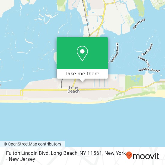 Fulton Lincoln Blvd, Long Beach, NY 11561 map