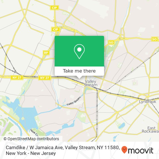 Camdike / W Jamaica Ave, Valley Stream, NY 11580 map