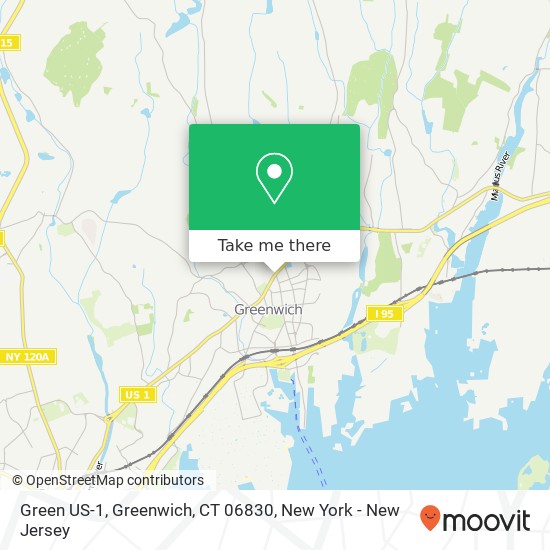 Green US-1, Greenwich, CT 06830 map