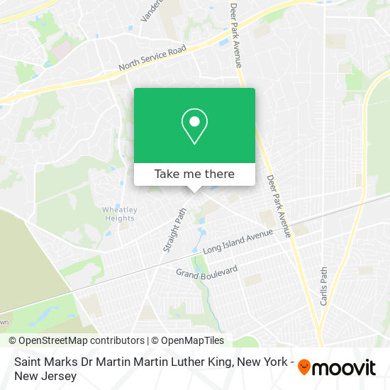 Saint Marks Dr Martin Martin Luther King map