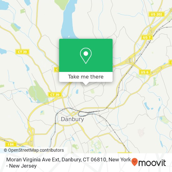 Moran Virginia Ave Ext, Danbury, CT 06810 map
