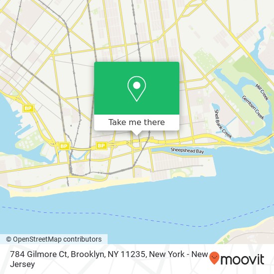 784 Gilmore Ct, Brooklyn, NY 11235 map