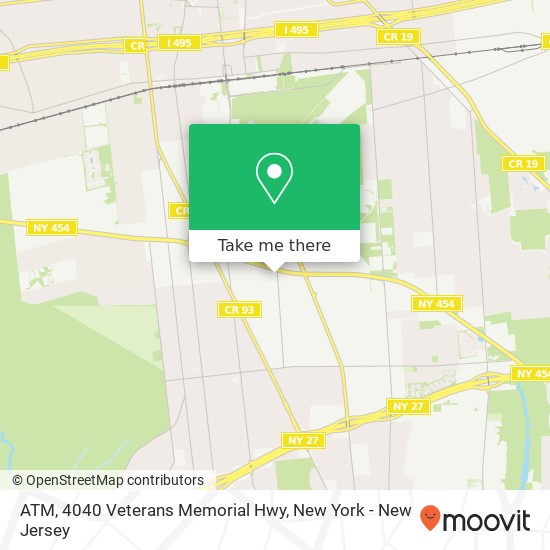 Mapa de ATM, 4040 Veterans Memorial Hwy