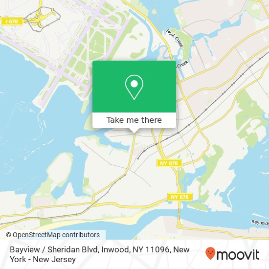 Mapa de Bayview / Sheridan Blvd, Inwood, NY 11096