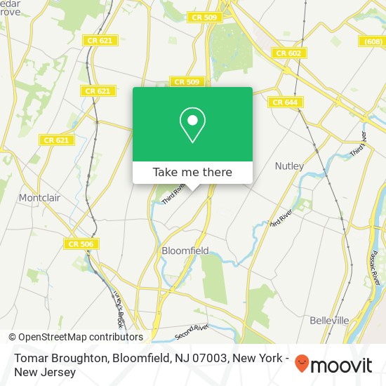 Tomar Broughton, Bloomfield, NJ 07003 map