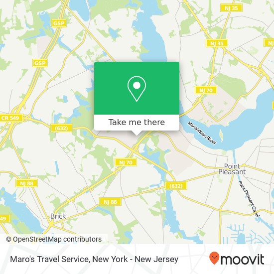 Maro's Travel Service map