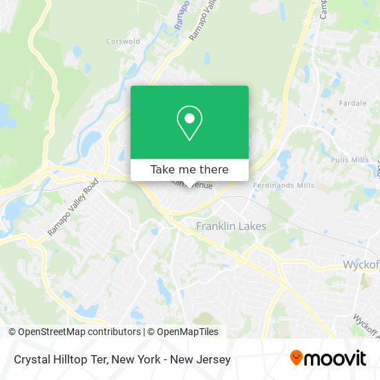 Crystal Hilltop Ter map