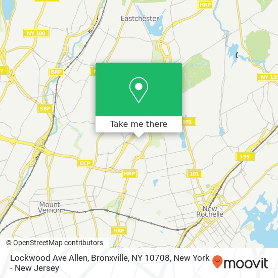 Lockwood Ave Allen, Bronxville, NY 10708 map