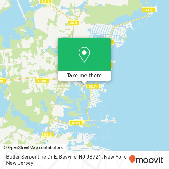 Butler Serpentine Dr E, Bayville, NJ 08721 map