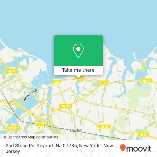 2nd Stone Rd, Keyport, NJ 07735 map