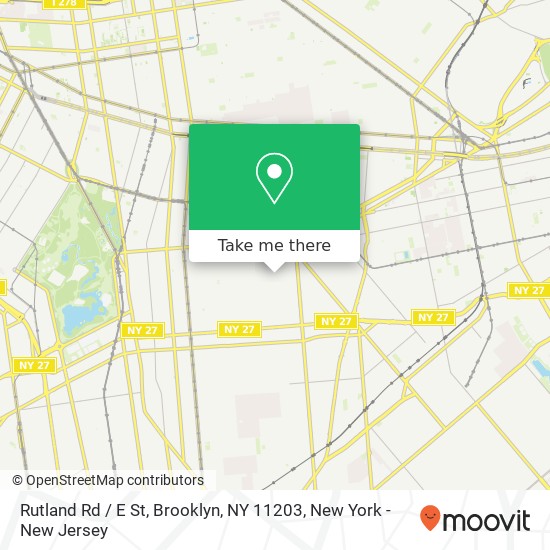 Rutland Rd / E St, Brooklyn, NY 11203 map