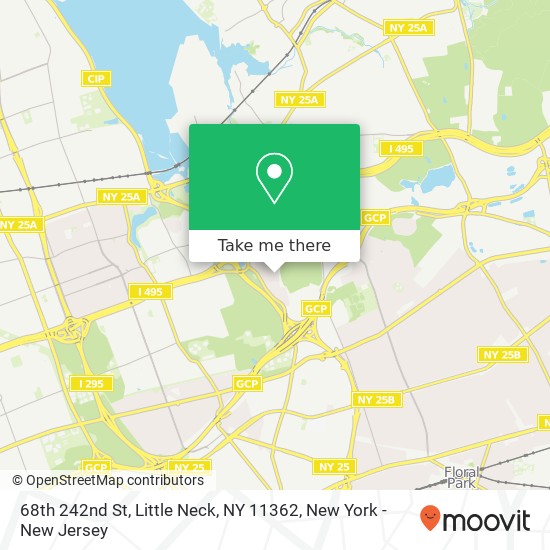 Mapa de 68th 242nd St, Little Neck, NY 11362