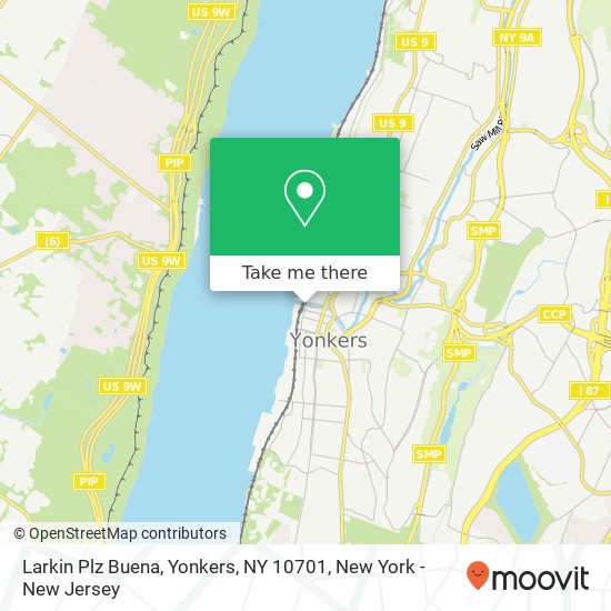 Mapa de Larkin Plz Buena, Yonkers, NY 10701