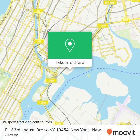 E 133rd Locust, Bronx, NY 10454 map