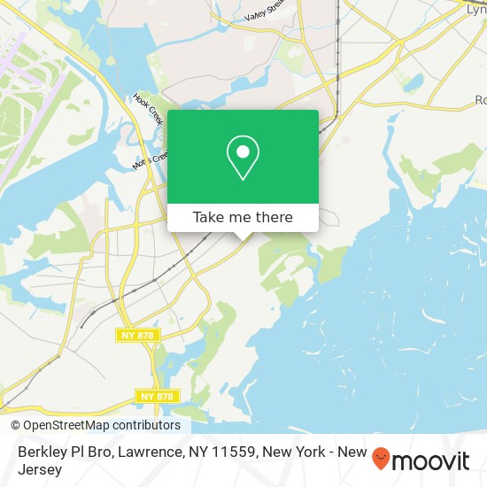 Mapa de Berkley Pl Bro, Lawrence, NY 11559