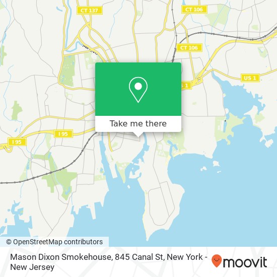 Mapa de Mason Dixon Smokehouse, 845 Canal St