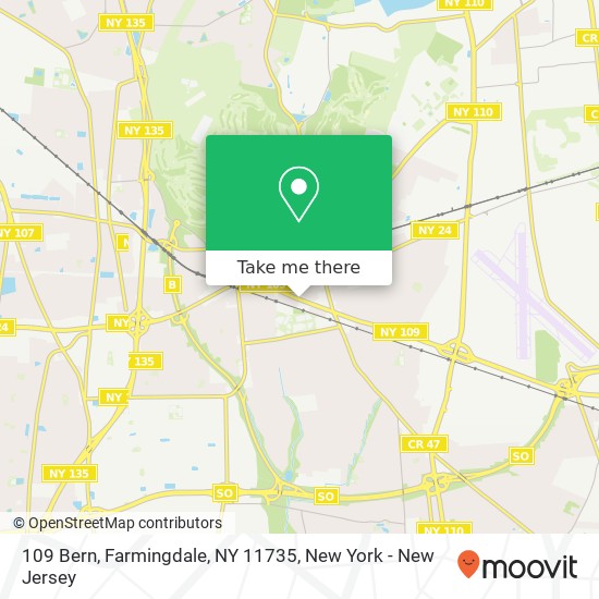 109 Bern, Farmingdale, NY 11735 map