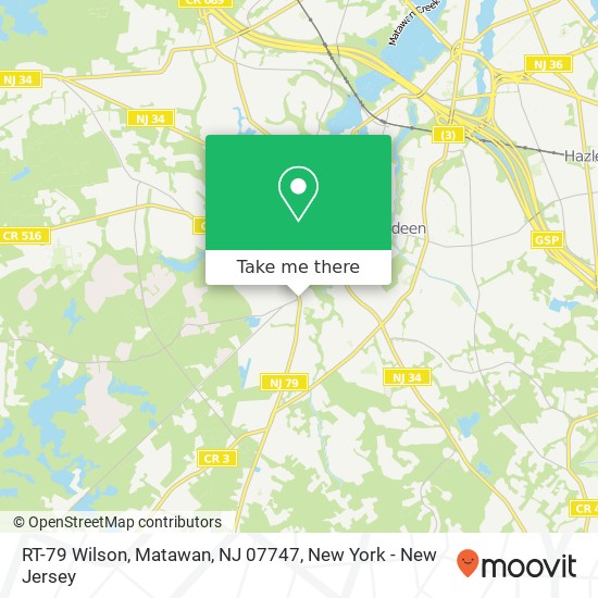 RT-79 Wilson, Matawan, NJ 07747 map