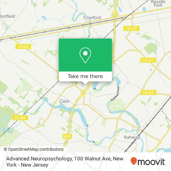 Advanced Neuropsychology, 100 Walnut Ave map