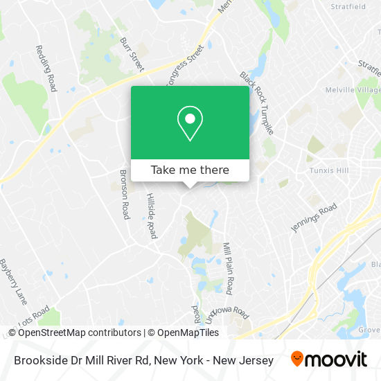 Brookside Dr Mill River Rd map