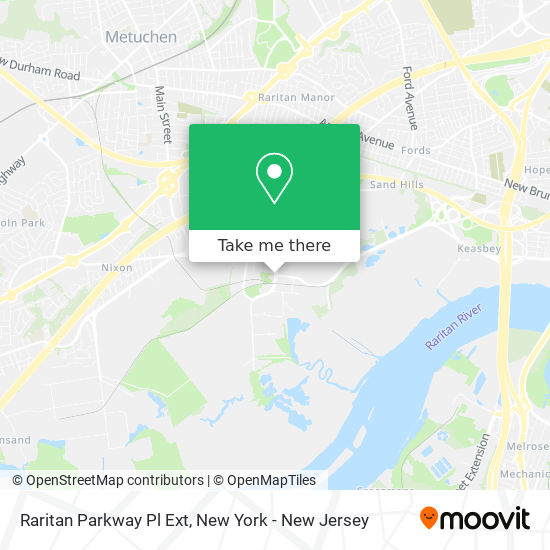 Mapa de Raritan Parkway Pl Ext