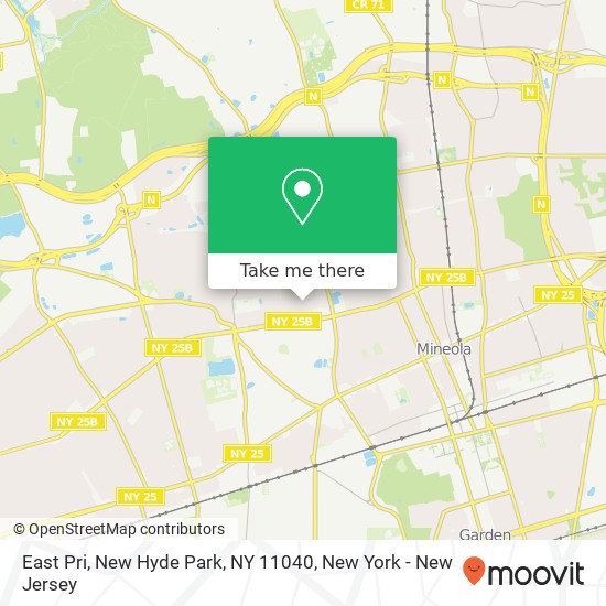 East Pri, New Hyde Park, NY 11040 map