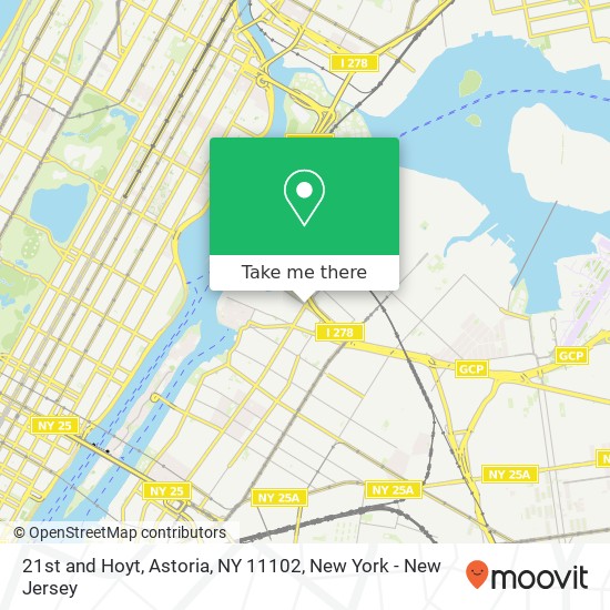 Mapa de 21st and Hoyt, Astoria, NY 11102