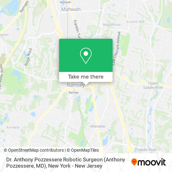 Dr. Anthony Pozzessere Robotic Surgeon (Anthony Pozzessere, MD) map