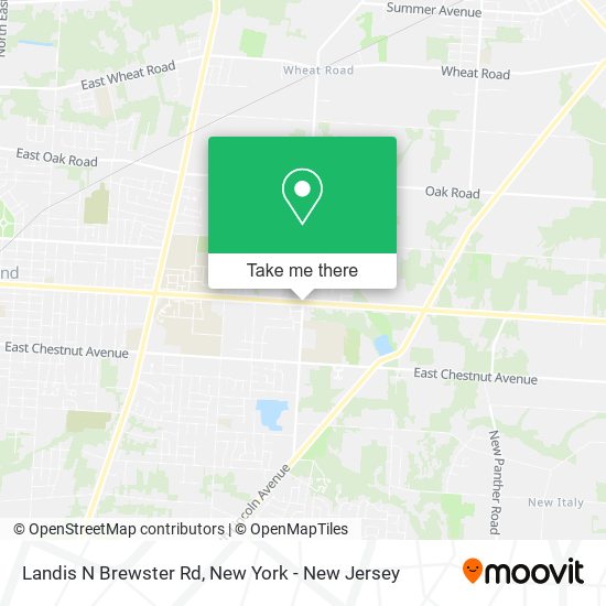 Landis N Brewster Rd map