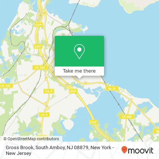 Gross Brook, South Amboy, NJ 08879 map