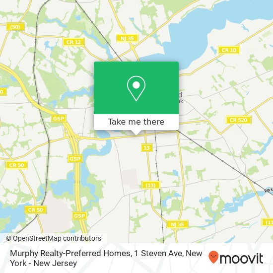 Mapa de Murphy Realty-Preferred Homes, 1 Steven Ave