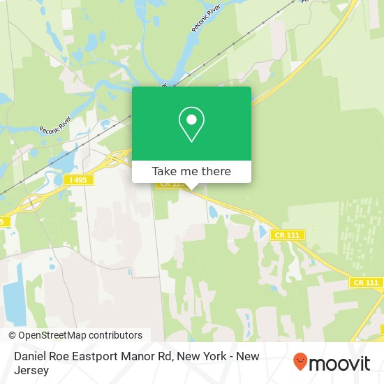 Daniel Roe Eastport Manor Rd, Manorville, NY 11949 map