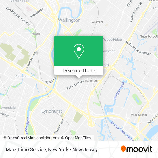 Mark Limo Service map