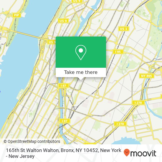 165th St Walton Walton, Bronx, NY 10452 map