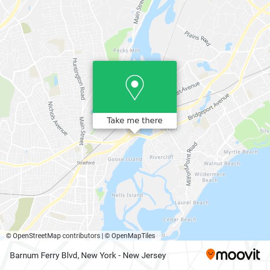 Mapa de Barnum Ferry Blvd