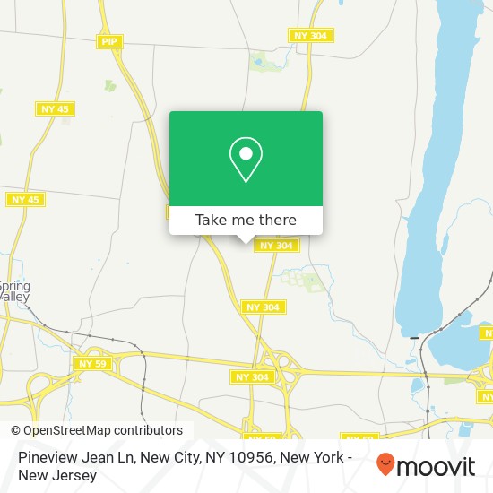 Pineview Jean Ln, New City, NY 10956 map
