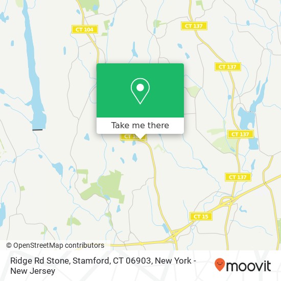 Ridge Rd Stone, Stamford, CT 06903 map