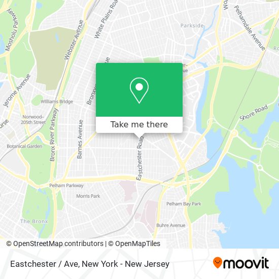 Mapa de Eastchester / Ave