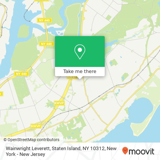 Mapa de Wainwright Leverett, Staten Island, NY 10312