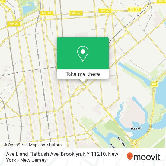 Mapa de Ave L and Flatbush Ave, Brooklyn, NY 11210