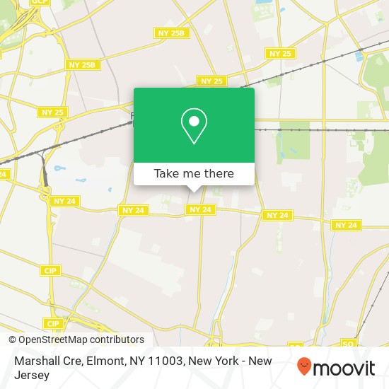 Marshall Cre, Elmont, NY 11003 map