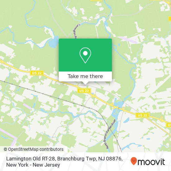 Lamington Old RT-28, Branchburg Twp, NJ 08876 map