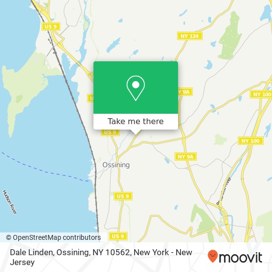 Mapa de Dale Linden, Ossining, NY 10562