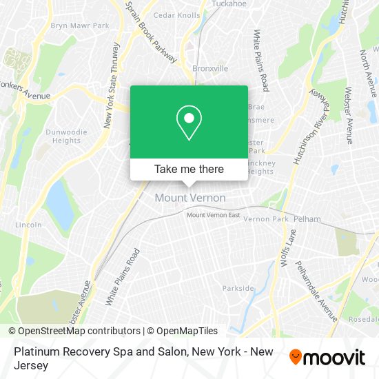 Platinum Recovery Spa and Salon map